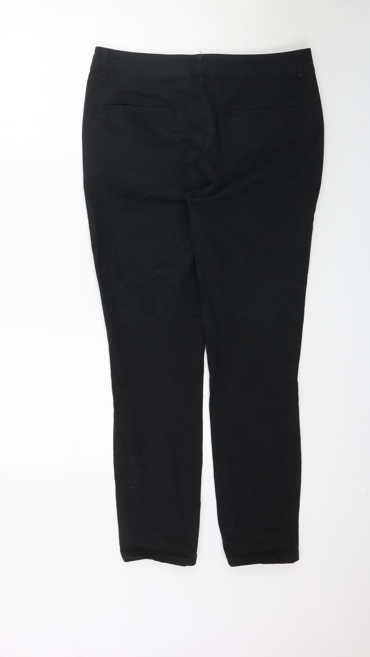Preworn Womens Black  Denim Skinny Jeans Size 32 L30 in