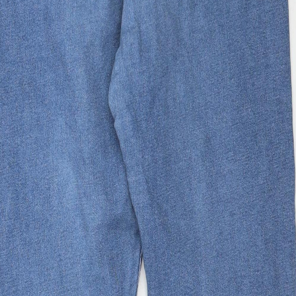 Denim Co. Womens Blue  Denim Skinny Jeans Size 12 L28 in