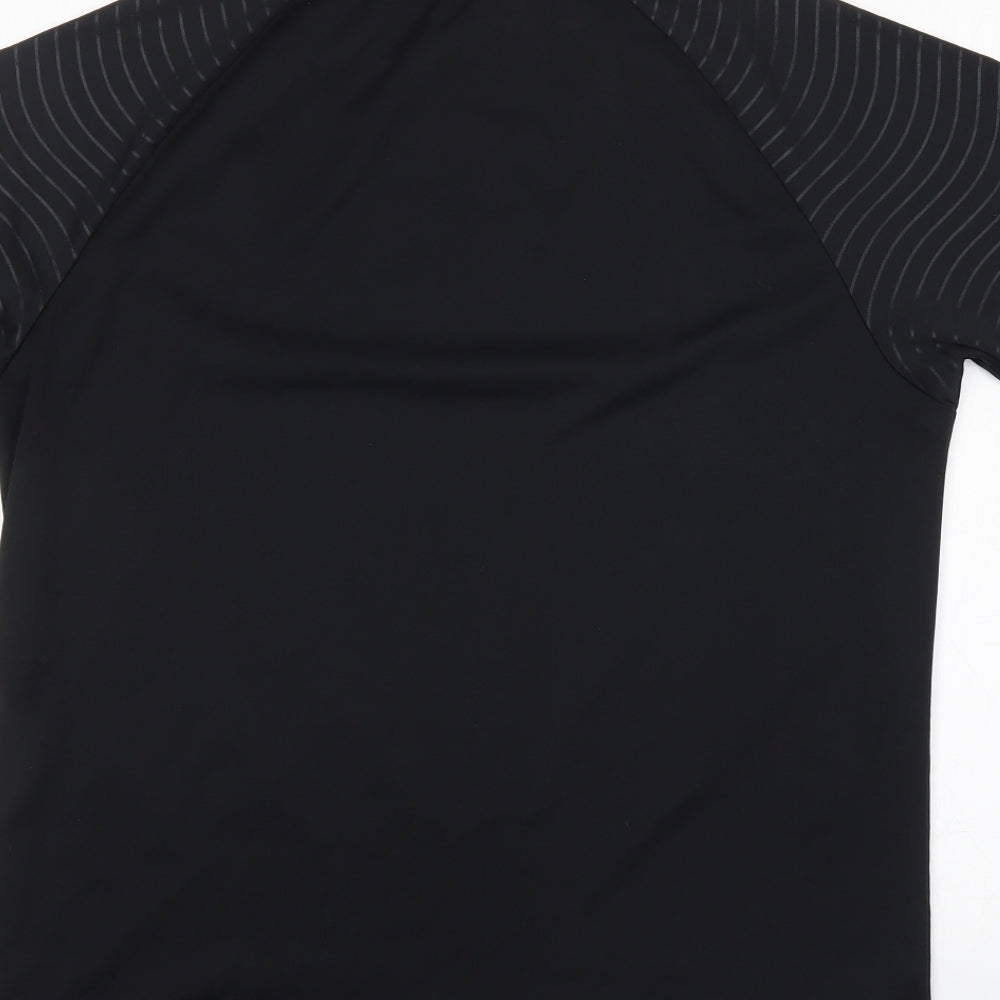 Saxnet Limited Mens Black    T-Shirt Size L