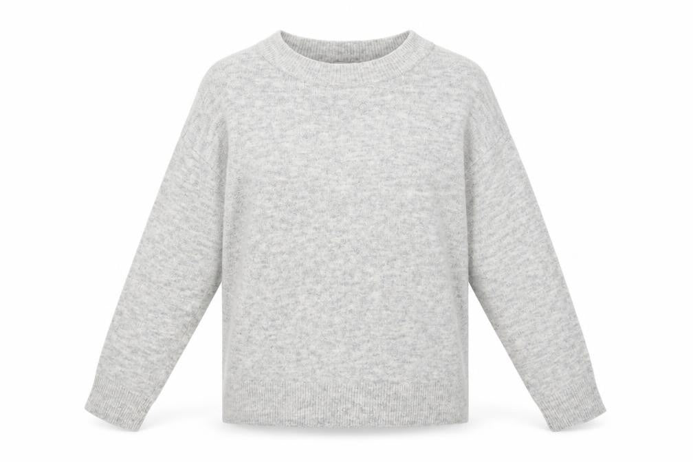 H&M Womens Grey  Knit Pullover Jumper Size L