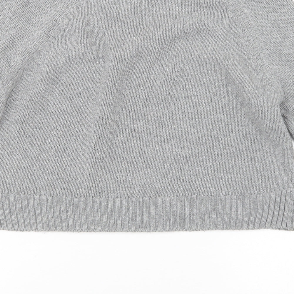 Terranova Womens Grey  Knit Pullover Jumper Size S