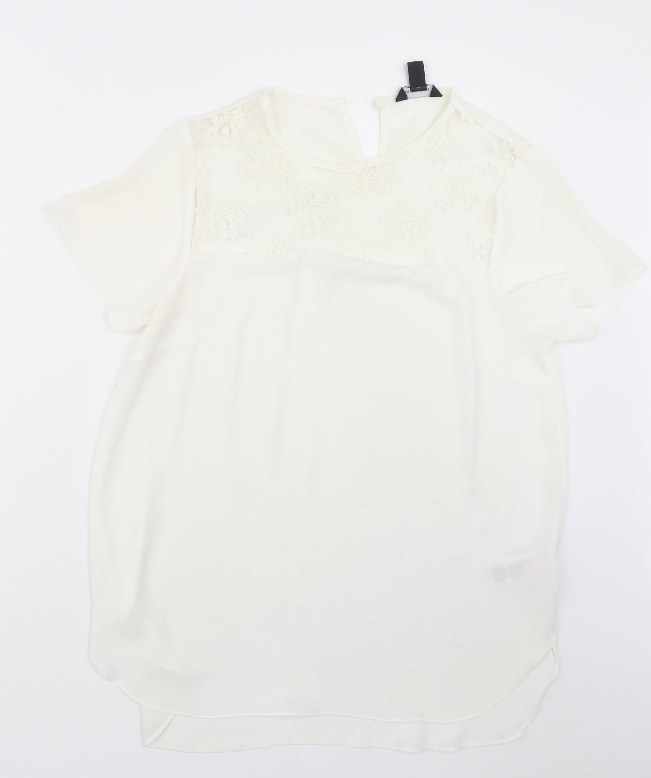 New Look Womens White   Basic Blouse Size 14