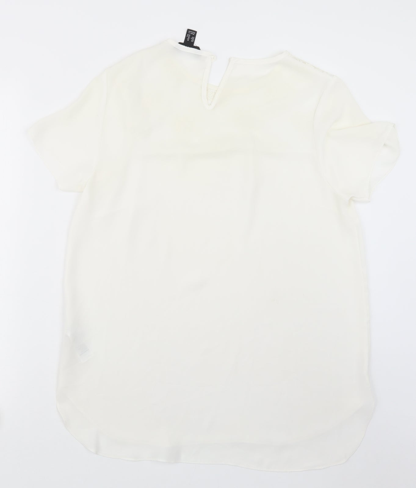 New Look Womens White   Basic Blouse Size 14