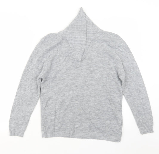 FABRIZIO  Womens Grey  Knit Pullover Jumper Size XL