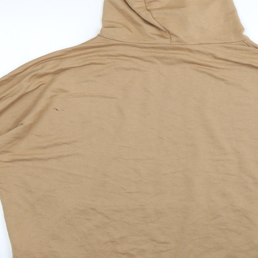 reyon Womens Brown   Pullover Hoodie Size L