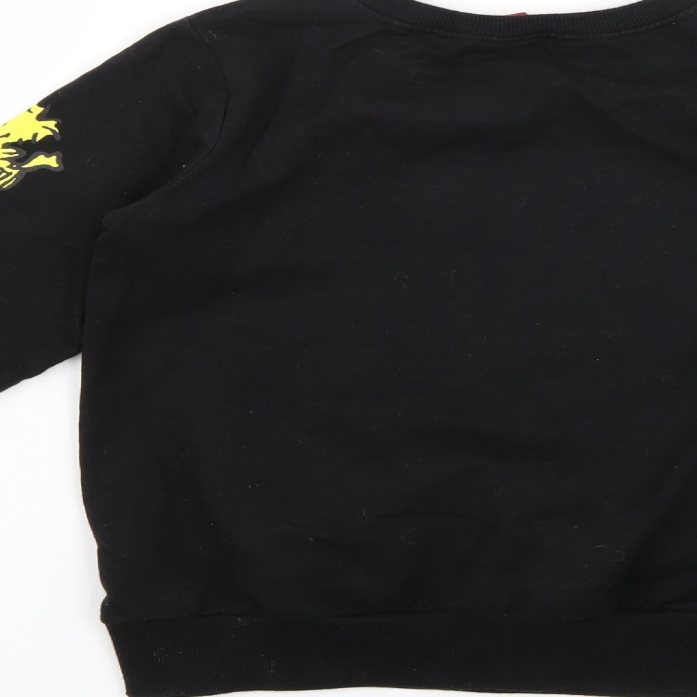 NEXT Girls Black   Pullover Jumper Size 9 Years