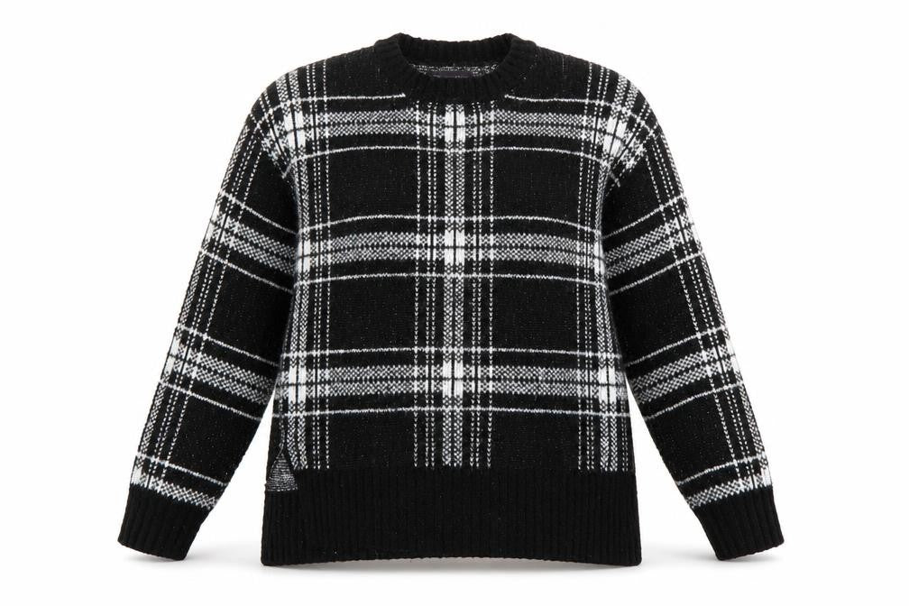 Marks and Spencer Womens Multicoloured Check  Pullover Jumper Size M