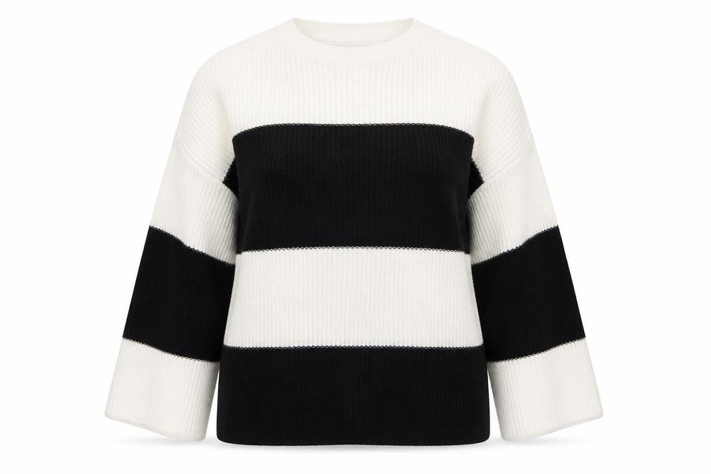 Marks and Spencer Womens Multicoloured Striped  Pullover Jumper Size M