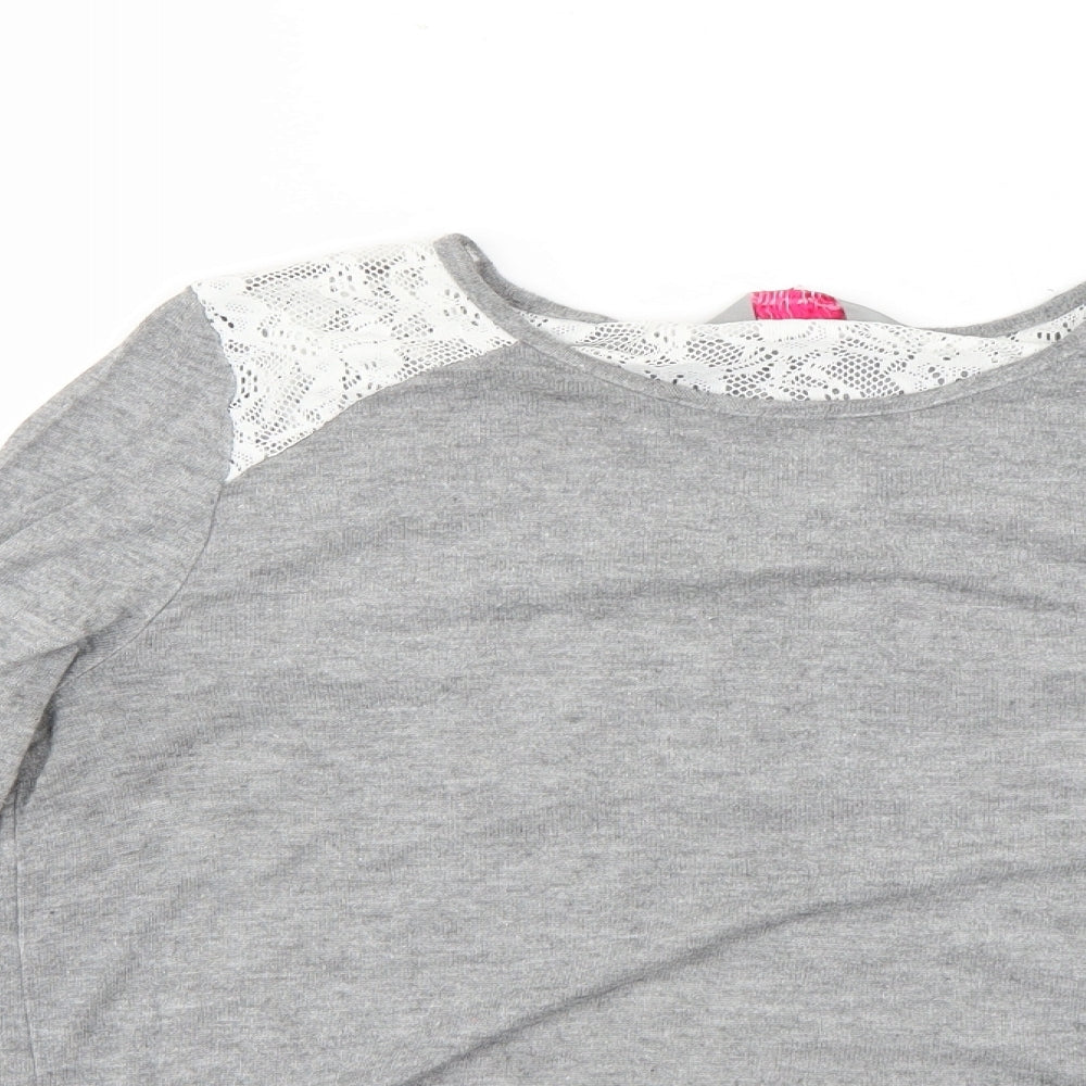 Dorothy Perkins Womens Grey   Pullover Jumper Size 14
