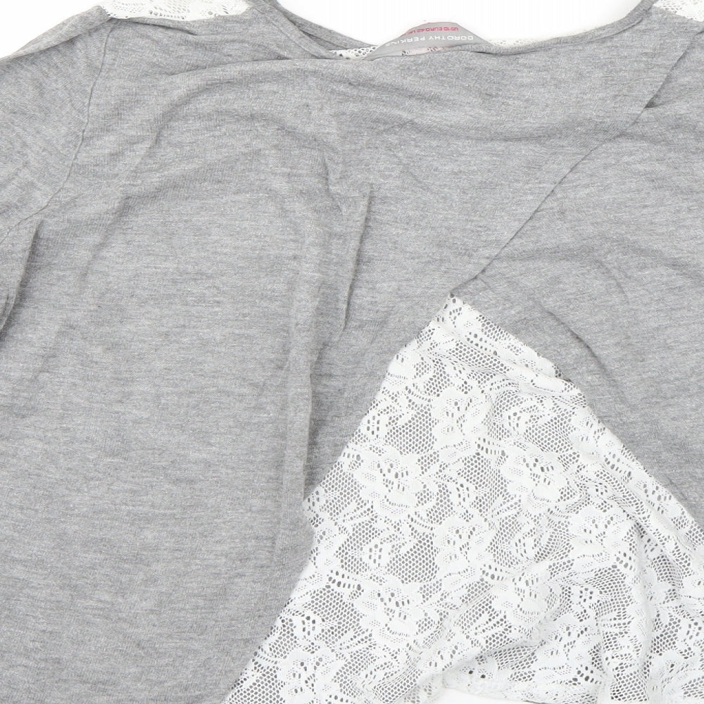 Dorothy Perkins Womens Grey   Pullover Jumper Size 14