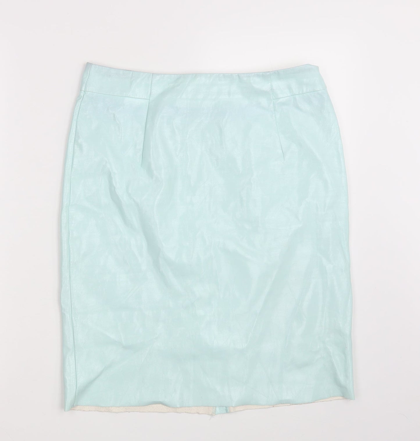 Topshop Womens Green   Straight & Pencil Skirt Size 12