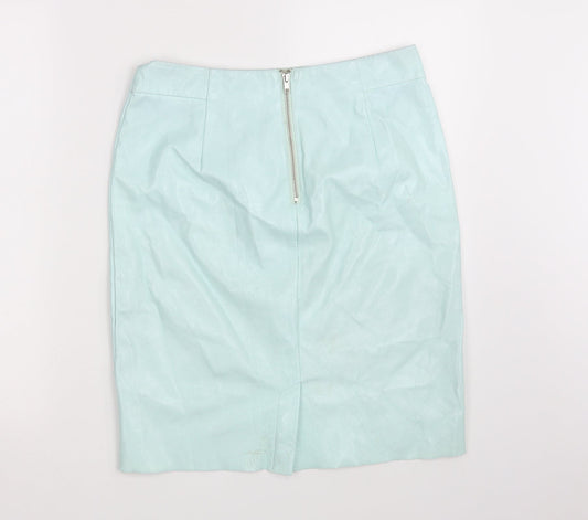 Topshop Womens Green   Straight & Pencil Skirt Size 12