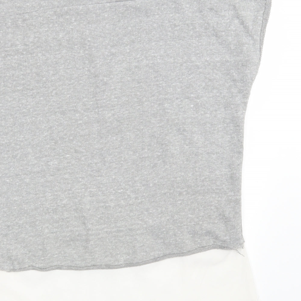 Azara Paris Womens Grey   Basic T-Shirt One Size