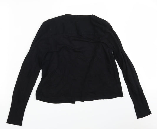 Per Una Womens Black   Wrap Jumper Size 12