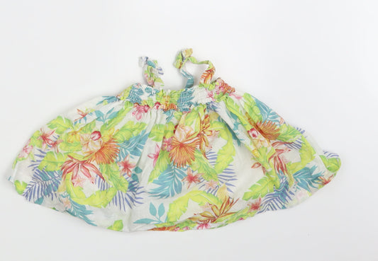 Gap Girls Multicoloured Floral  A-Line  Size 12-18 Months