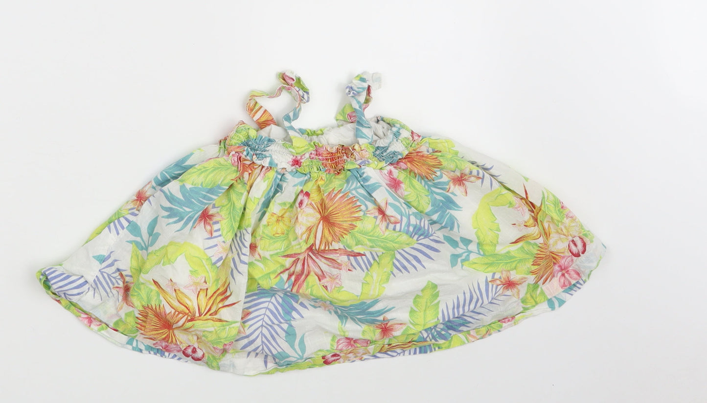 Gap Girls Multicoloured Floral  A-Line  Size 12-18 Months