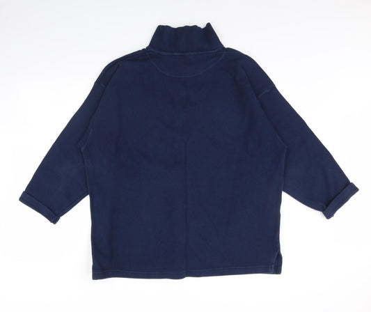 Preworn Mens Blue   Henley Jumper Size S