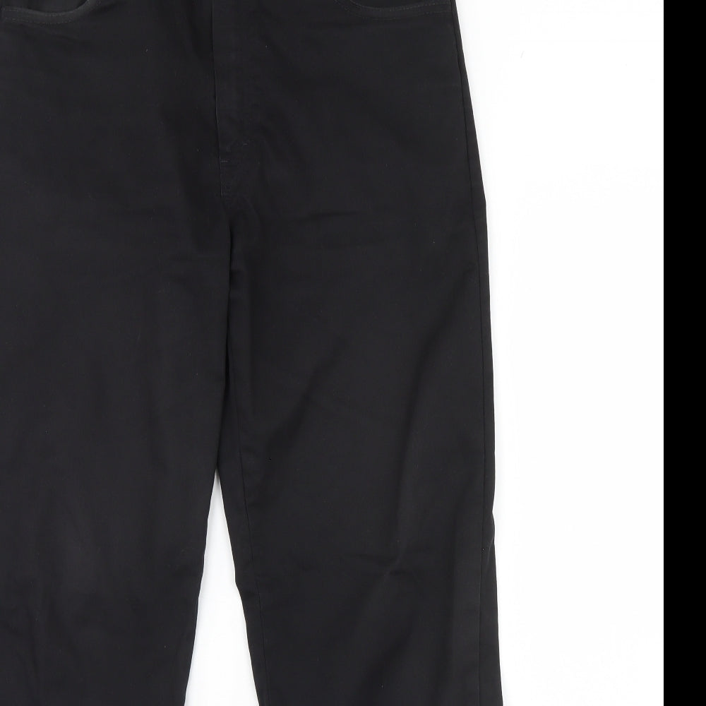 Preworn Womens Black   Trousers  Size 34 in L31 in