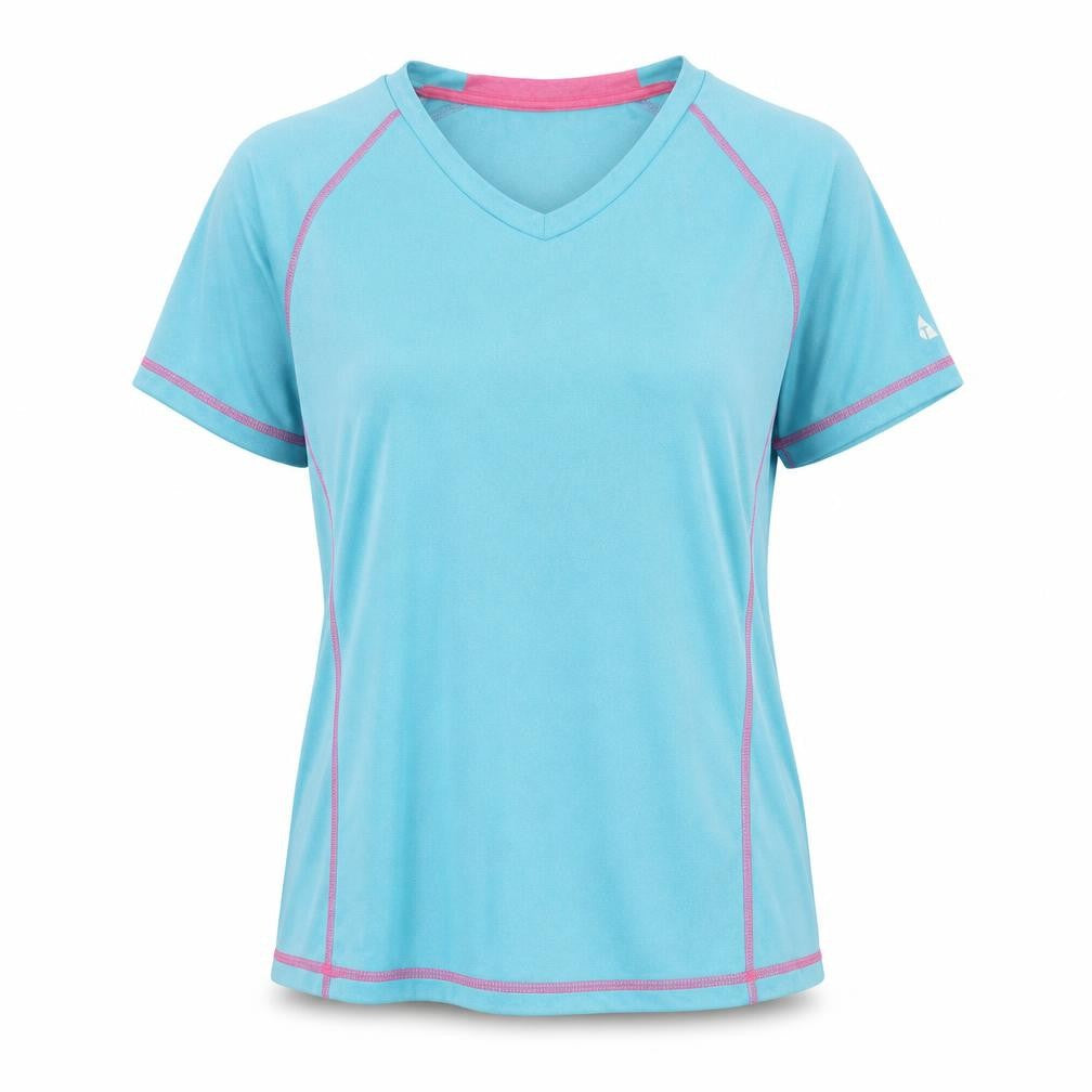 Technical Womens Blue   Basic T-Shirt Size 8
