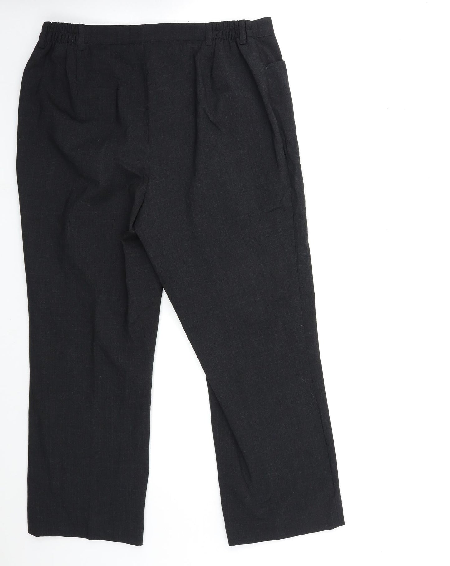 warbush Mens Black   Trousers  Size 32 in L26 in