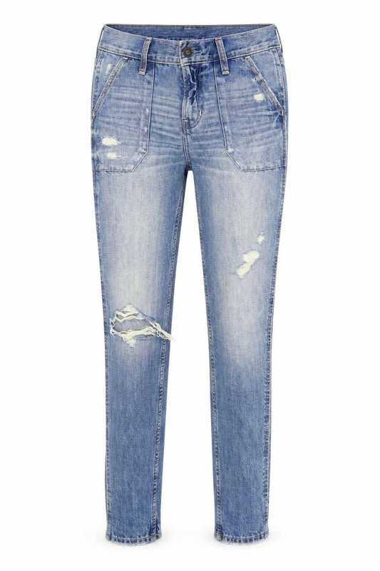 Hollister Womens Blue  Denim Skinny Jeans Size 25 in L29 in