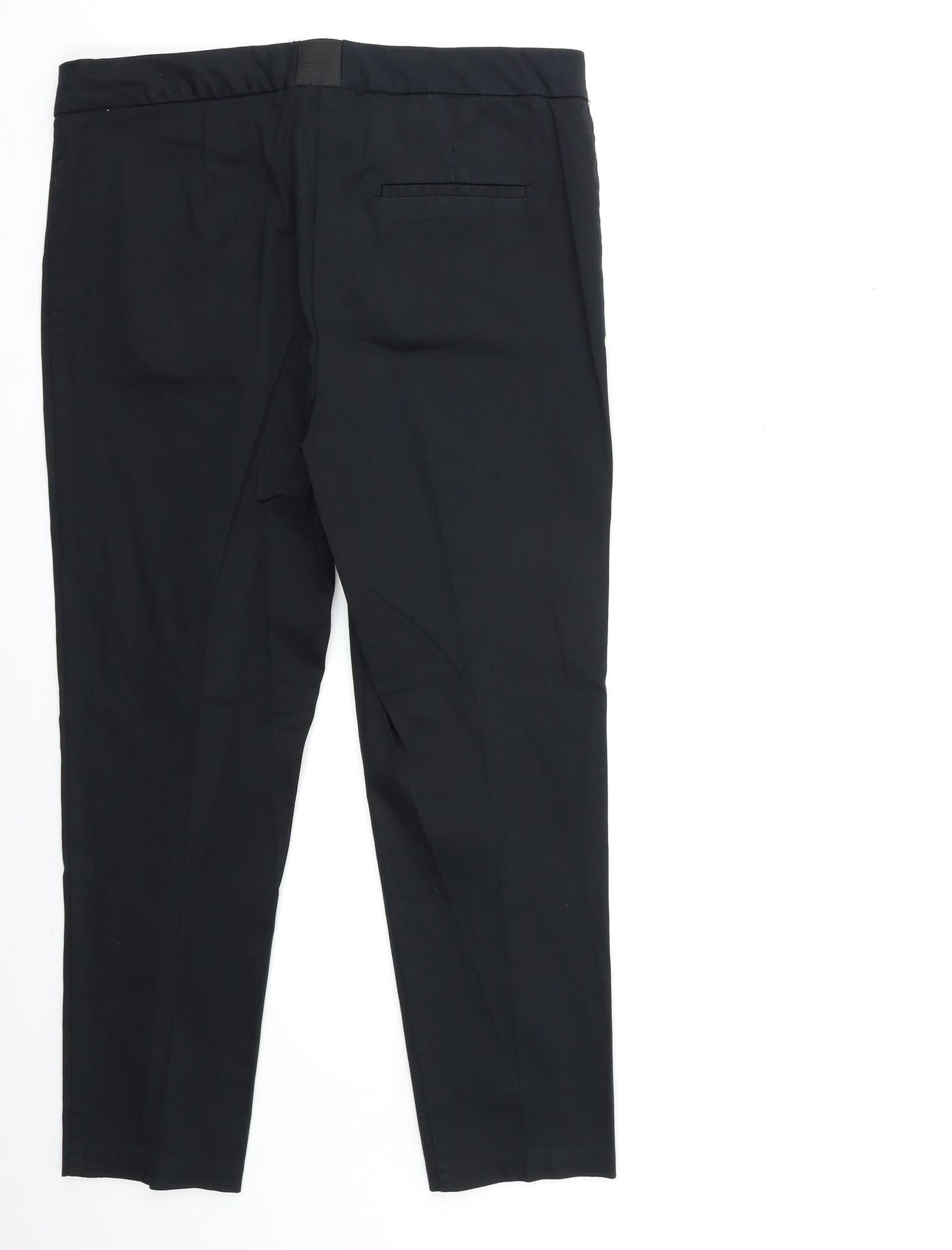 Preworn Womens Black   Trousers  Size 34 in L27 in