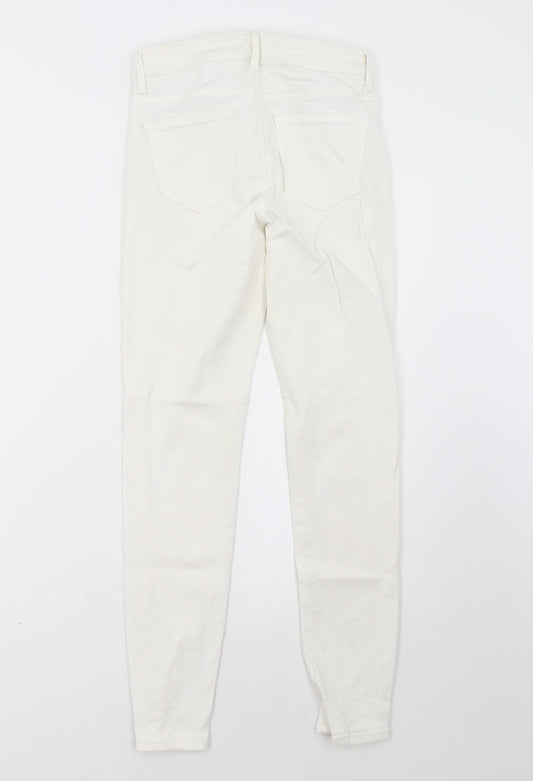 Preworn Womens White   Skinny Jeans Size 6 L28 in