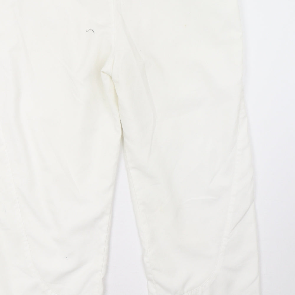 ellesse Womens White   Cropped Trousers Size 12 L25 in