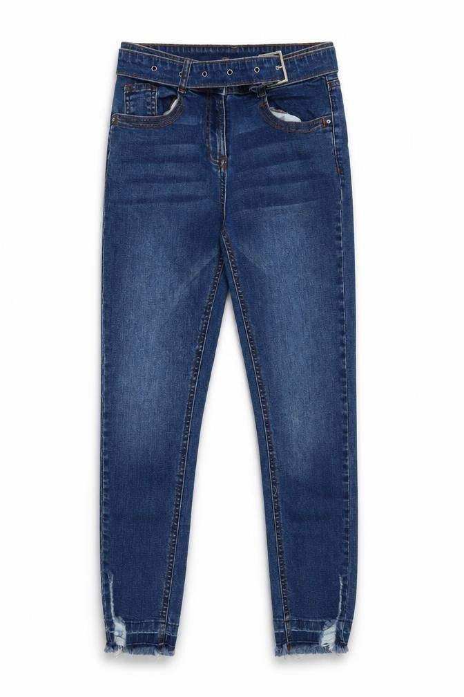 M&Co Girls Blue  Denim Skinny Jeans Size 12 Years