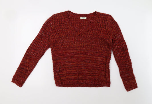 Matalan Womens Red   Pullover Sweatshirt Size M
