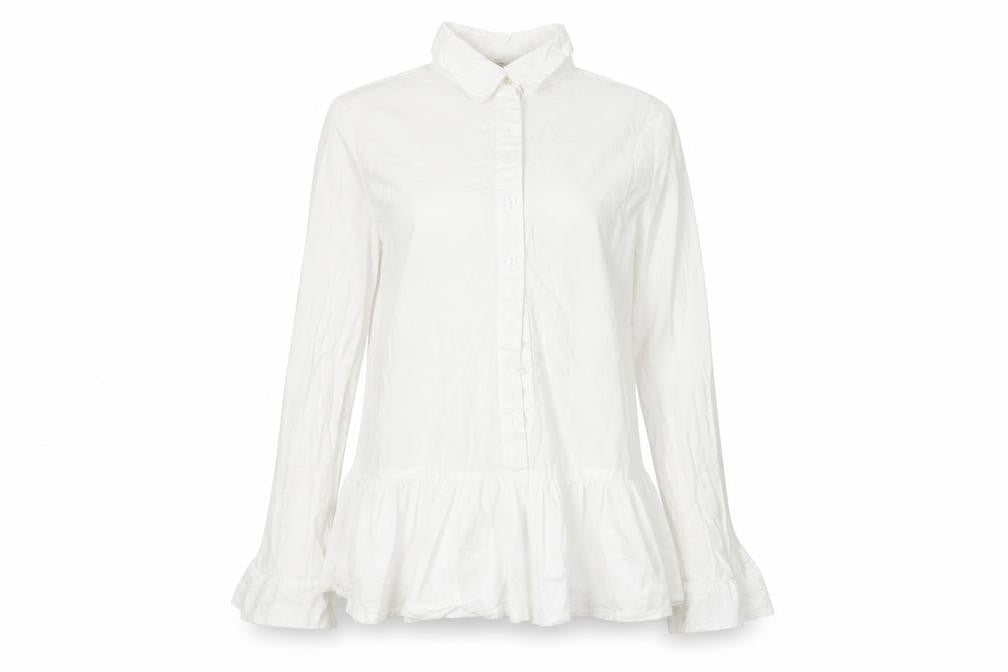 I SAW IT FIRST Womens White   Basic Button-Up Size 4