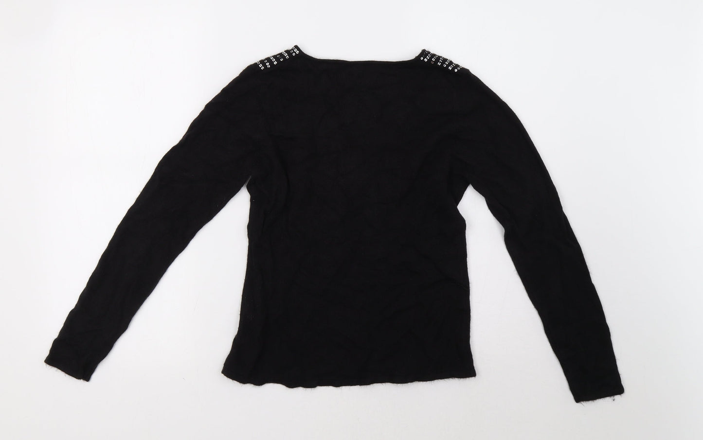 Debenhams Womens Black   Pullover Sweatshirt Size 12
