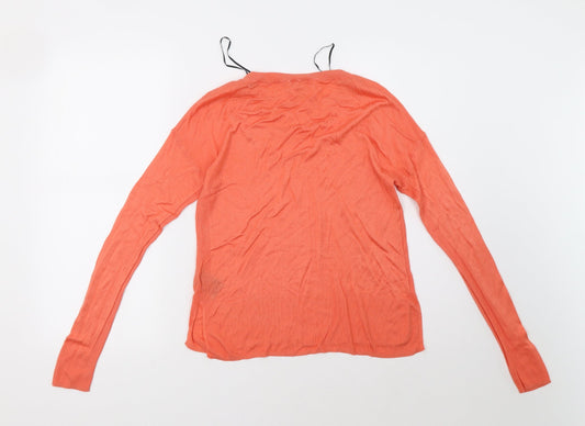 H&M Womens Pink   Pullover Sweatshirt Size M
