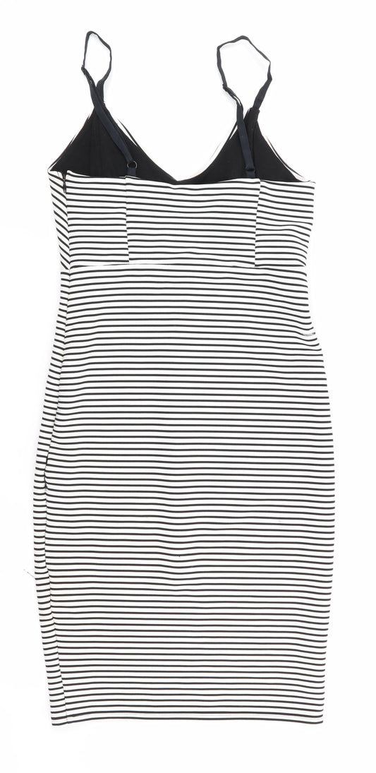 FOREVER 21 Womens Multicoloured Striped  Fit & Flare  Size XS