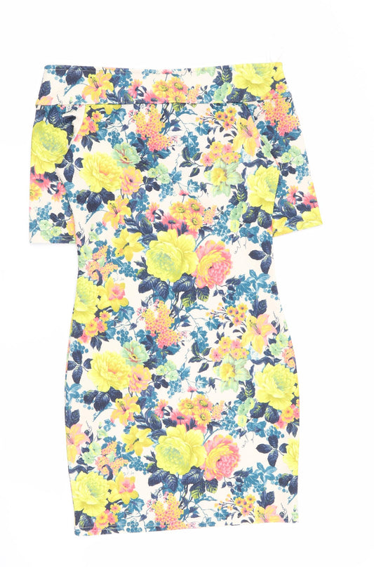 Sisters point Womens Multicoloured Floral  Fit & Flare  Size S