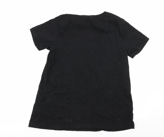 ASOS Womens Black   Basic T-Shirt Size 8