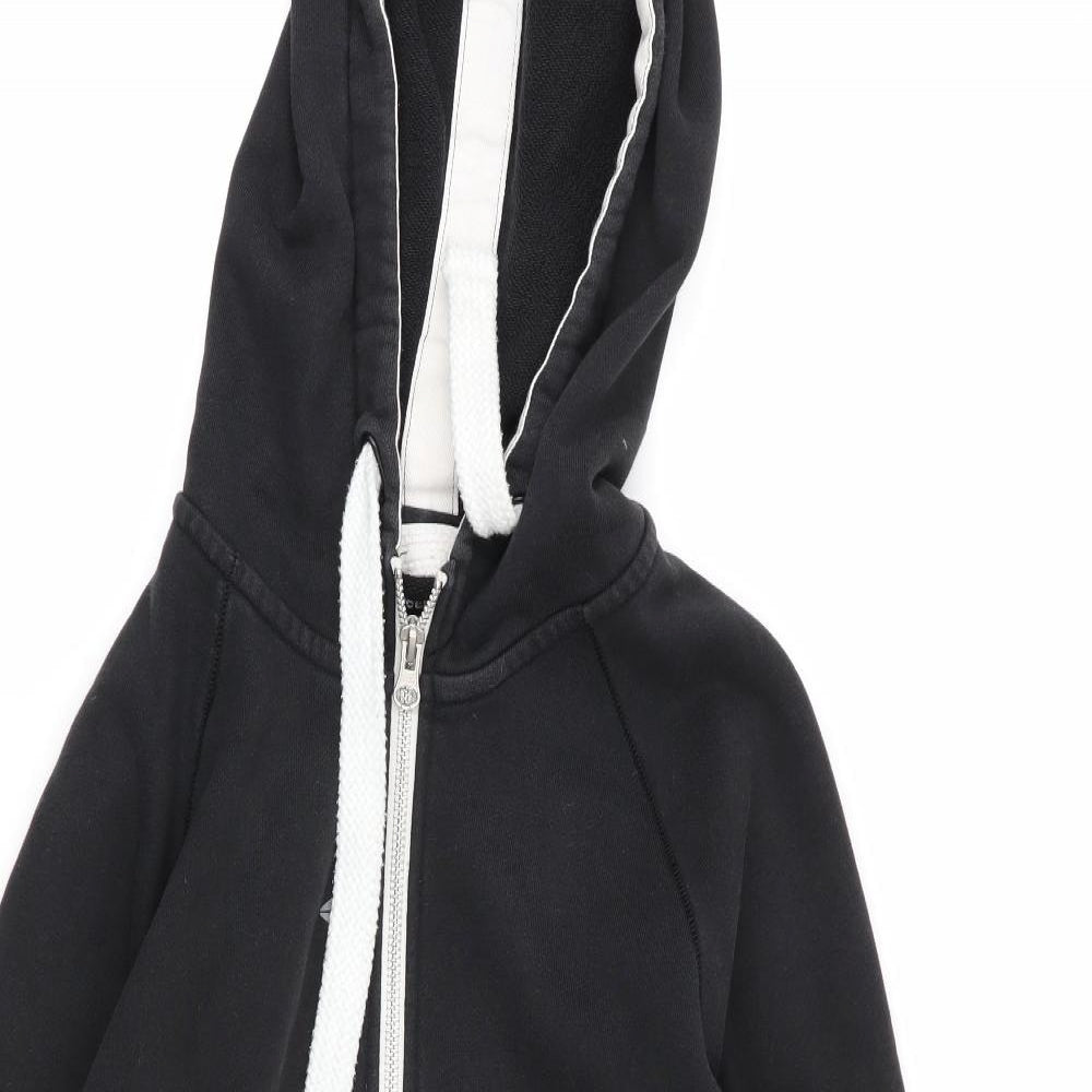 Reebok Mens Black   Full Zip Jumper Size XS