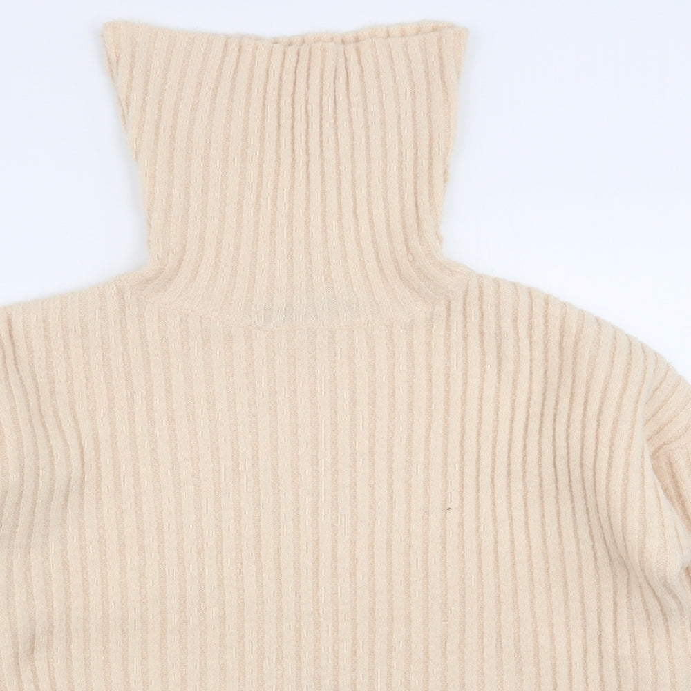 Brave Soul Womens Beige   Pullover Jumper Size M