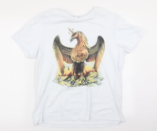 do your crypto Mens White    T-Shirt Size M
