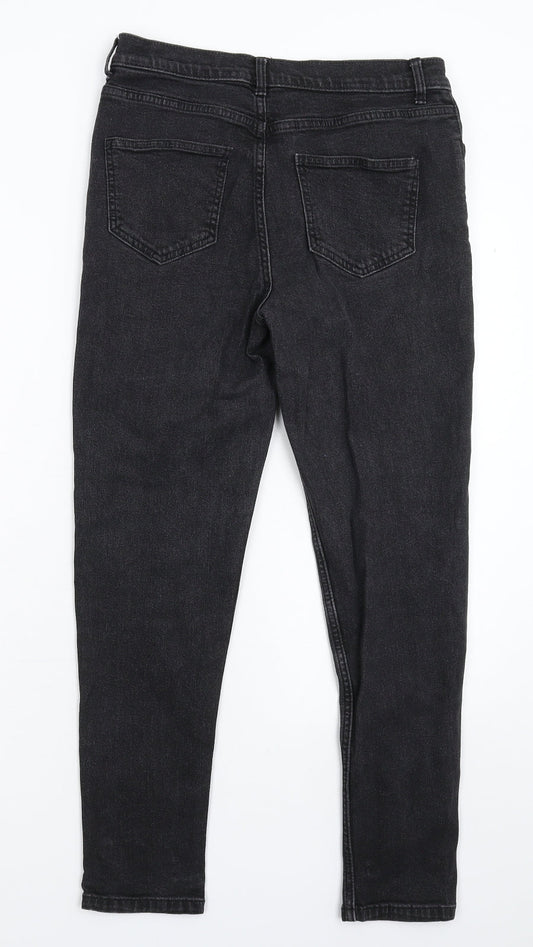 Marks and Spencer Womens Black  Denim Skinny Jeans Size 10 L26 in