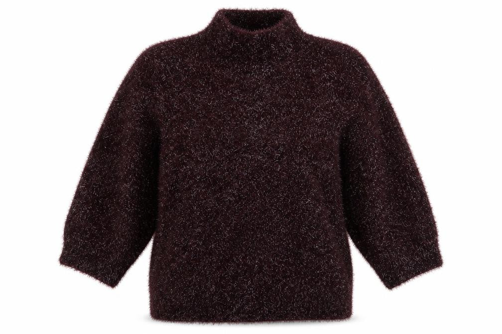 Coast Womens Purple  Knit Pullover Jumper Size XS