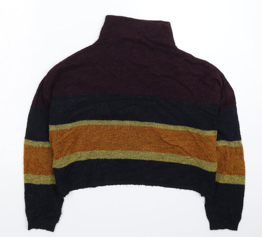 New Look Womens Multicoloured  Knit Pullover Jumper Size M