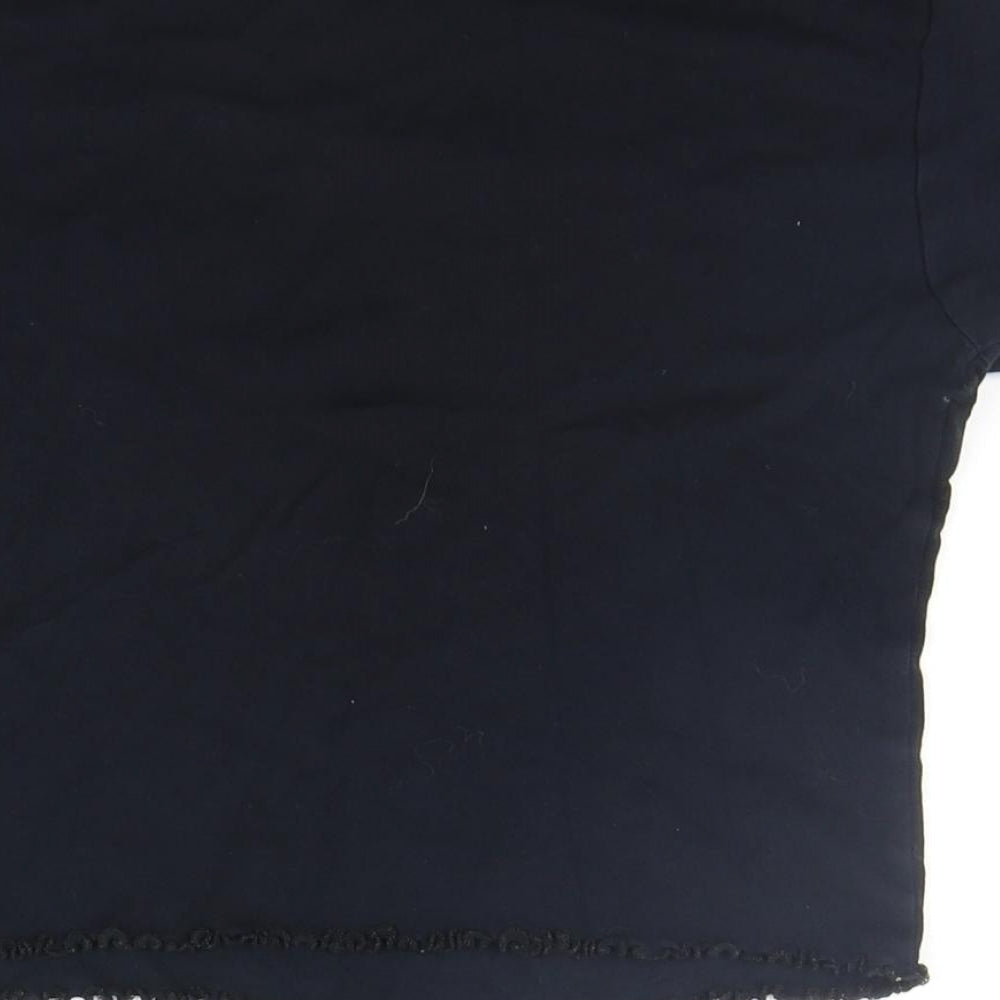 Topshop Womens Blue   Basic T-Shirt Size 10