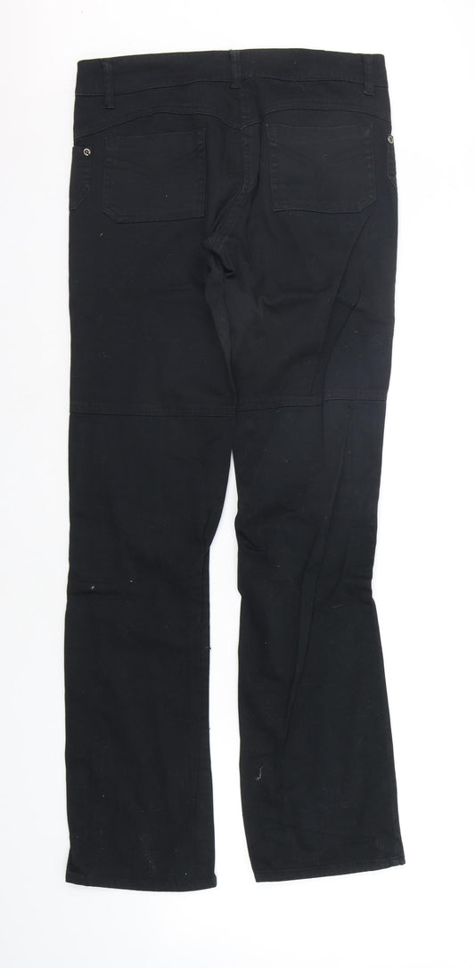 ASOS Womens Black   Trousers  Size 12 L30 in