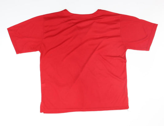Romantic Womens Red   Basic T-Shirt Size XL