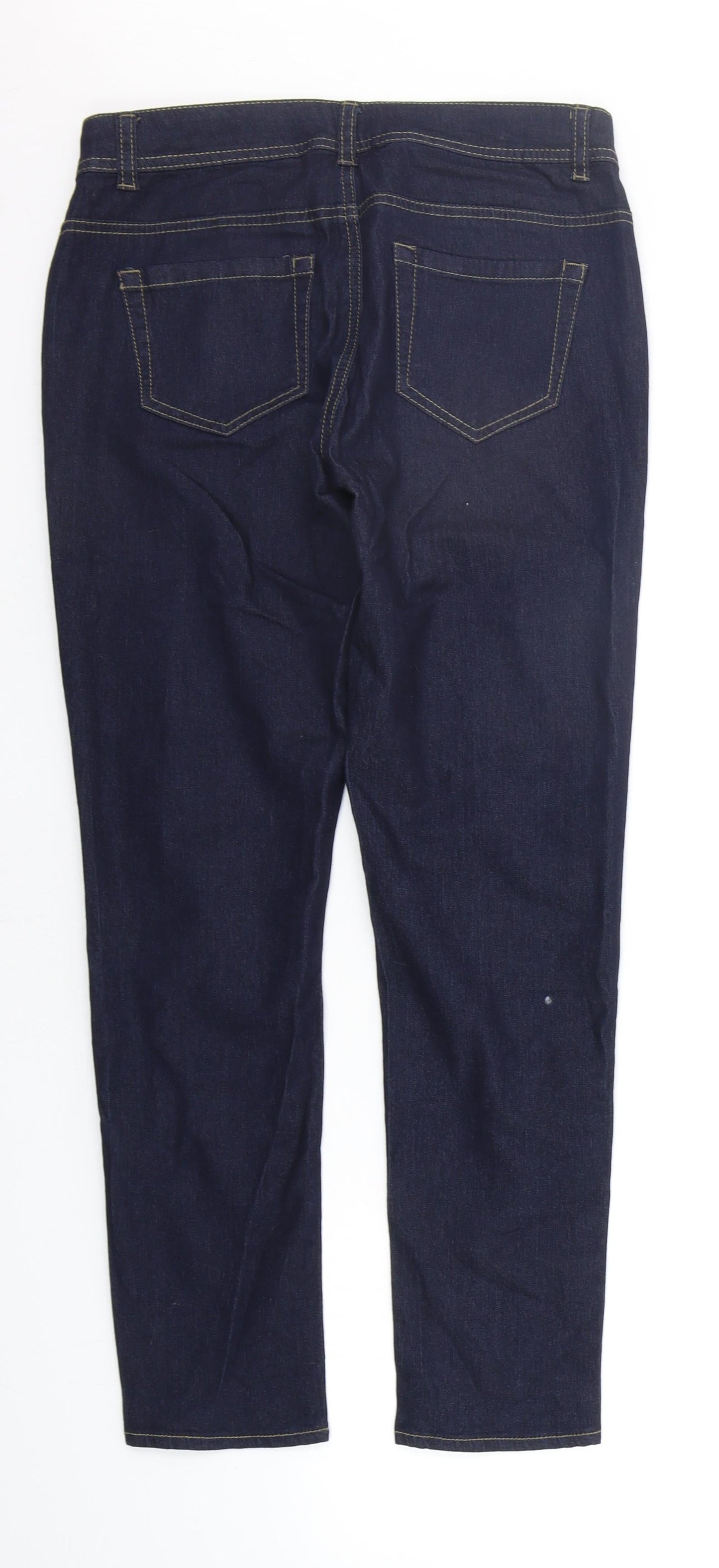 Denim & Co. Womens Blue   Jegging Jeans Size 12 L26 in