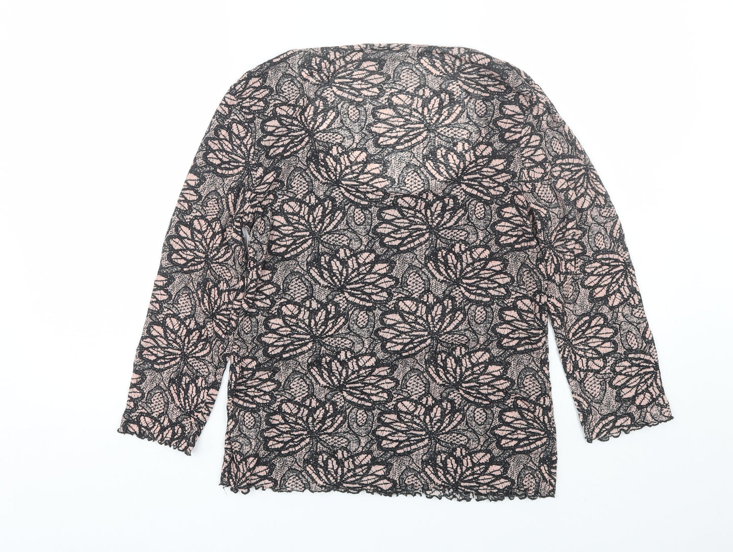 NEXT Womens Pink Floral  Basic T-Shirt Size 10