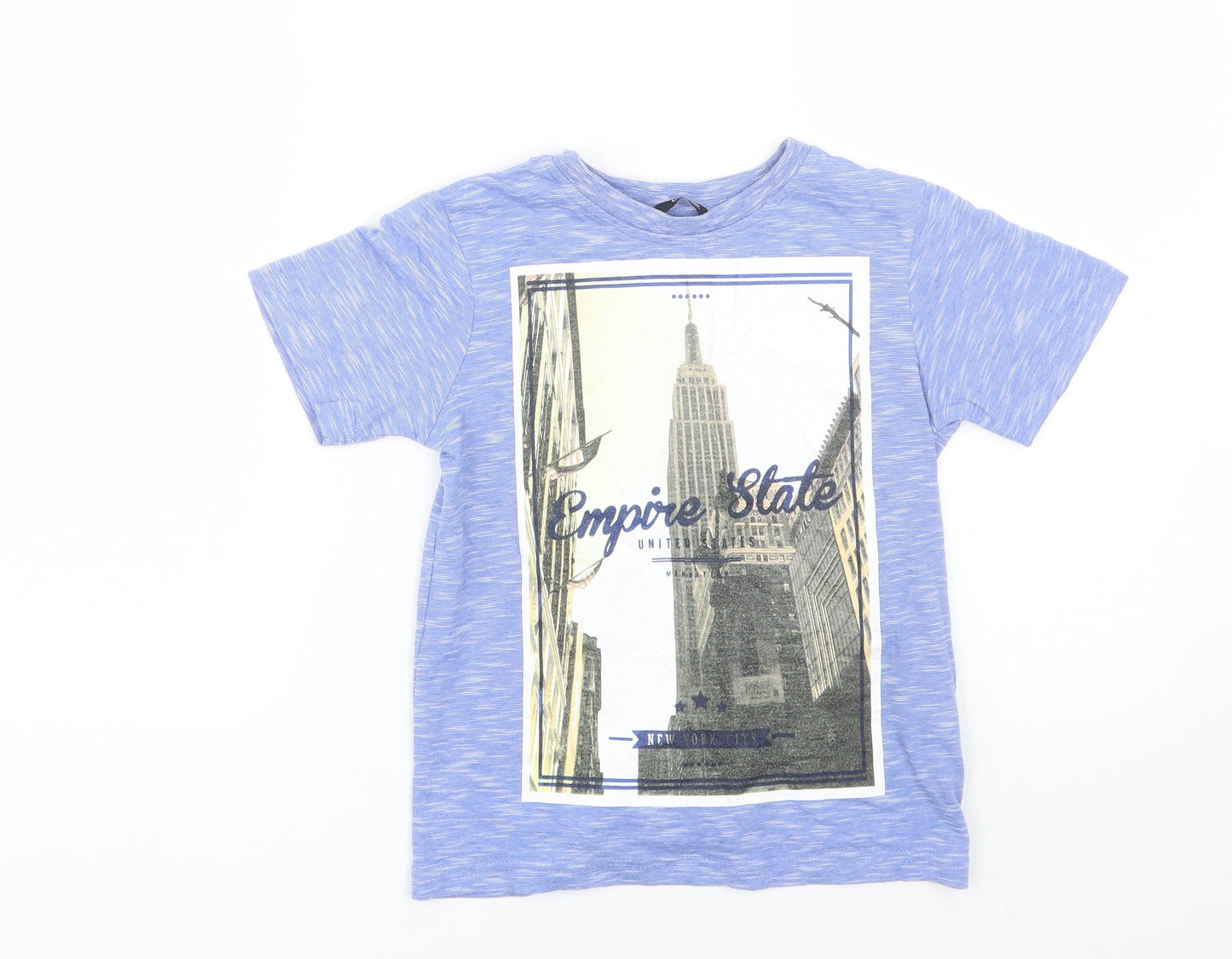George Boys Blue   Basic T-Shirt Size 6-7 Years