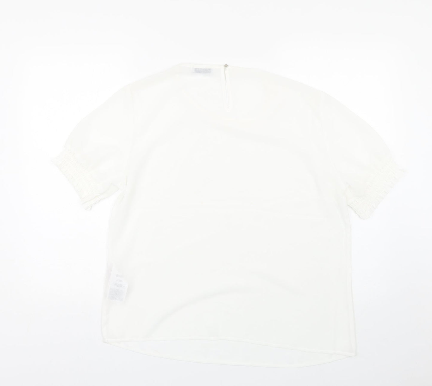 Pieces Womens White   Basic Blouse Size XL