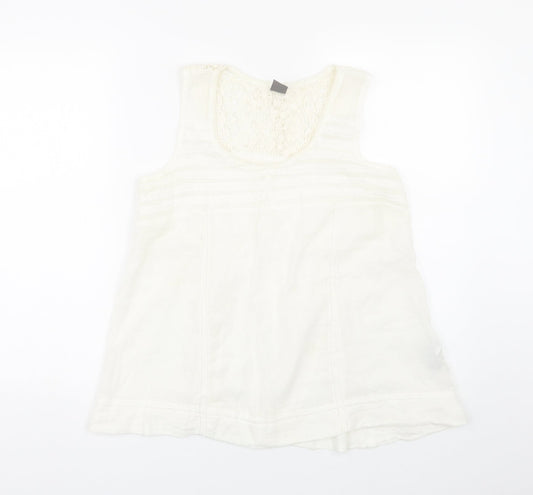 Vera Moda Womens White   Basic Tank Size M